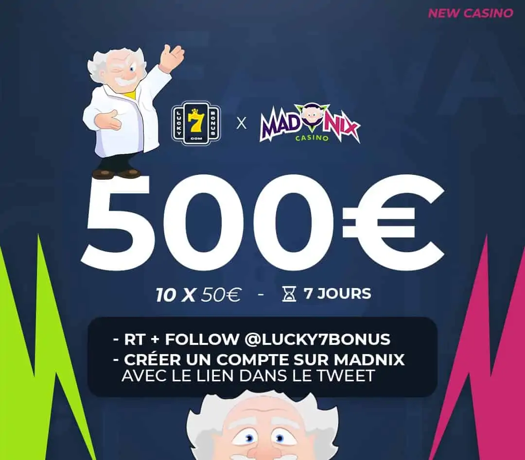 Madnix Casino : Annotation 2024 and Bonus 300, 290 Free Spins